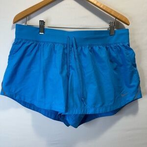 Nike DRI-FIT women’s athletic shorts Blue sporty Running size XL